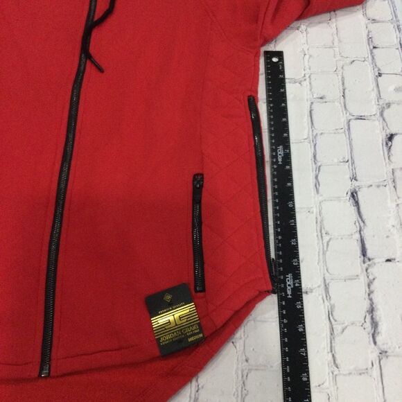 Jordan Craig Sweatshirt Women’s Size Medium Color Red Full Zipper Hoodie - Picture 11 of 11